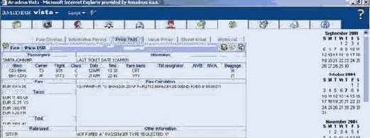 Pricing a PNR