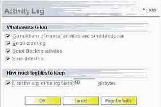 Activity Log (журнал событий)